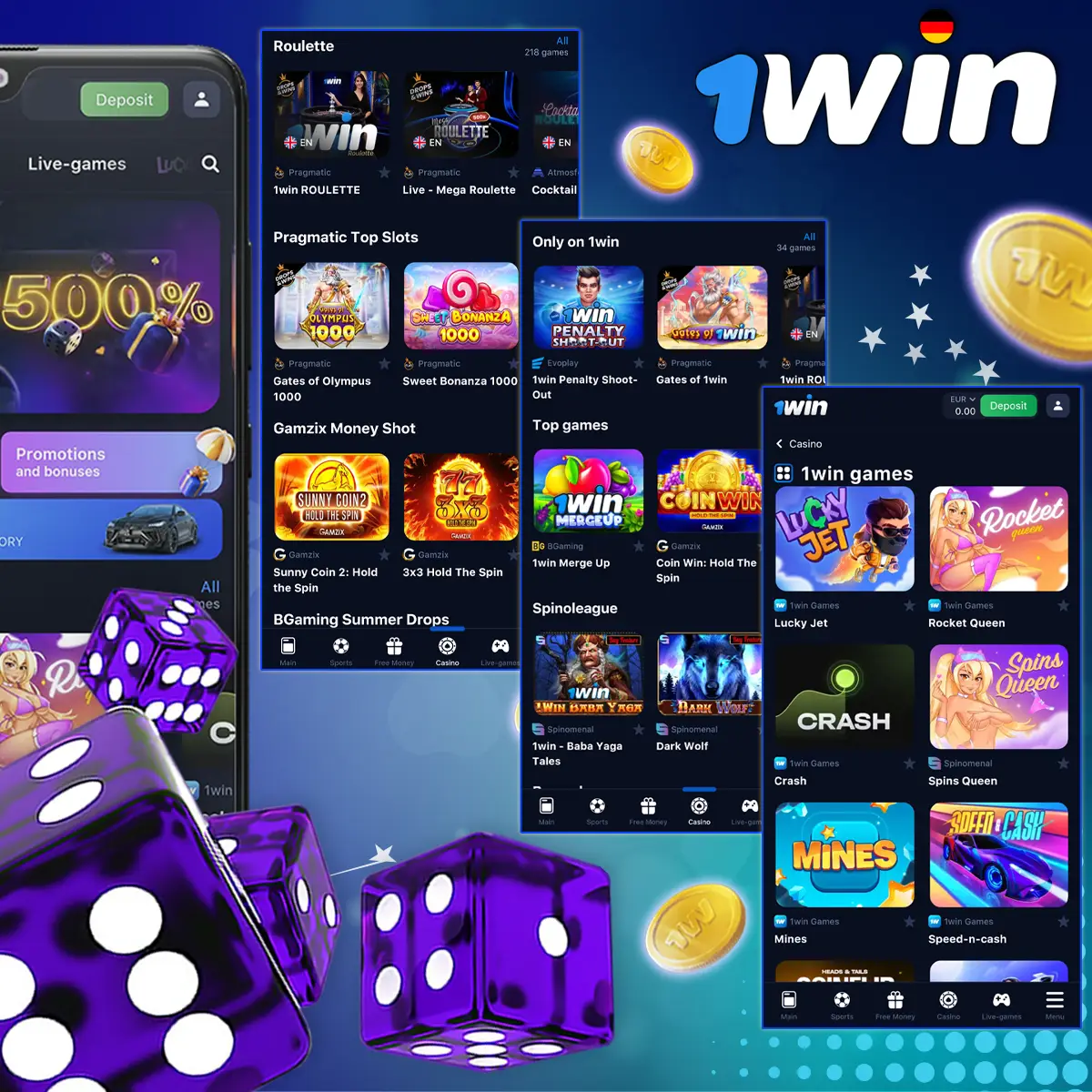 1win Kasino App